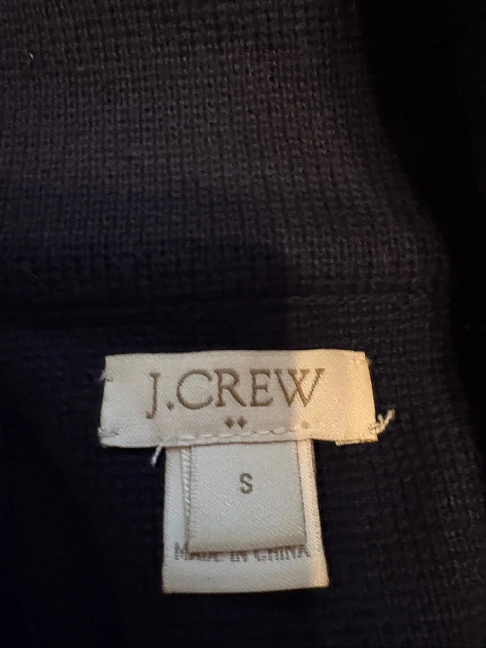 J. Crew Navy Stand-Collar Pea Coat
